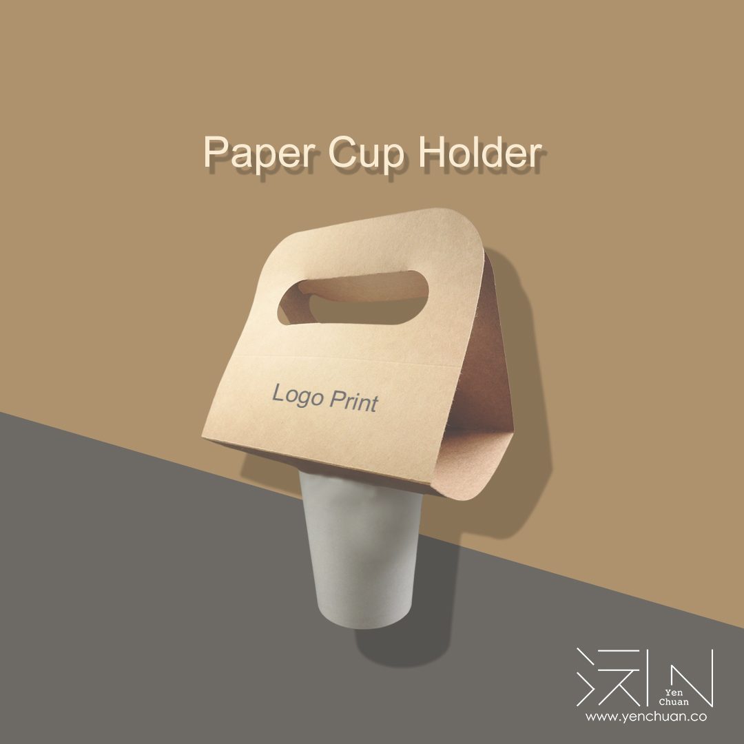 paper cup holder advert