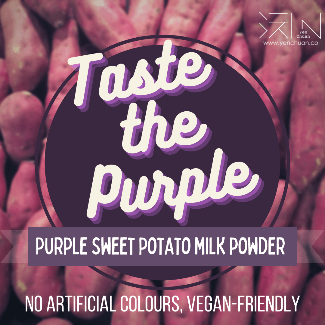 purple sweet potato advert