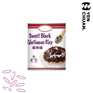 Canned black glutinous rice