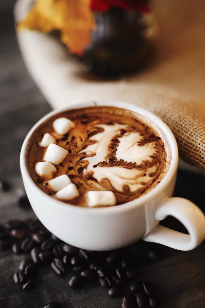 hot chocolate with marshmallows