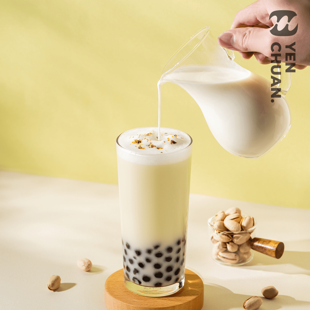 pistachio milk tea