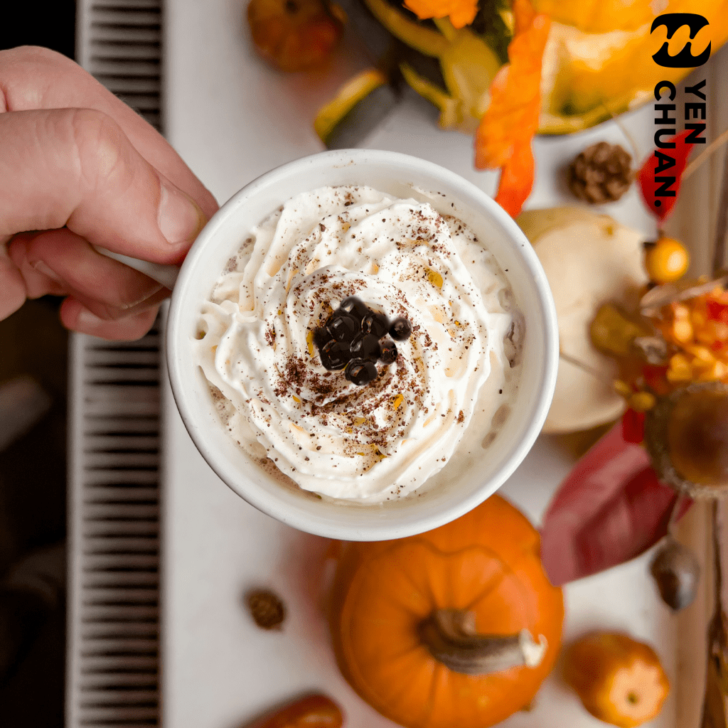 pumpkin spice boba